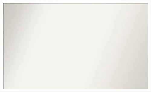 Miniatura 550 de Amanti Art Espejo de baño blanco para sobre el fregadero, 32 x 45 pulgadas, espejo de tocador rectangular blanco esbelto, marco de madera moderno