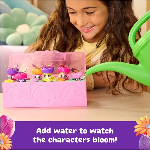 Miniatura 2 de Hatchimals Bloomables, Bloom Bash Collectibles Pack con 6 personajes sorpresa de caja ciega, más de 15 accesorios, terrario y pista de baile