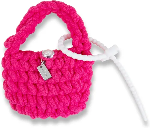 Miniatura 8 de Sonix Bolsa de punto para auriculares Llavero de ganchillo Estuche de almacenamiento para AirPods con accesorio de silicona extraíble Negro