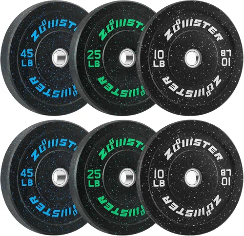 Miniatura 11 de Disco de Peso Bumper Disco Olímpico Hi-Temp Disco de Peso Bumper con Inserto de Acero Disco de Levantamiento de Pesas para Entrenamiento de Fuerza