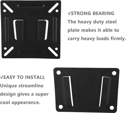 Miniatura 3 de KUIDAMOS Soporte de pared para TV de aleación de aluminio para TV LCD de 14 a 32 pulgadas, articulado, montaje en pared, montaje en techo y pared