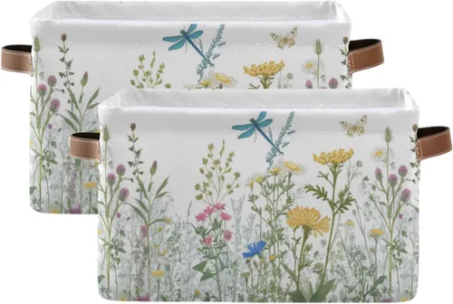 Miniatura 28 de Cesta Contenedor de Almacenamiento para Zapatos de Ballet, Caja de Almacenamiento Cúbica Grande de Lona Plegable Organizadora para Armario