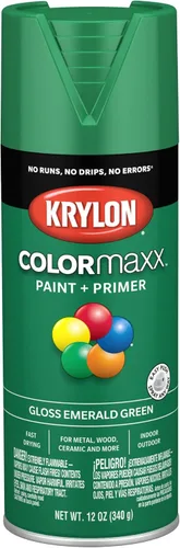 Miniatura 37 de Krylon K05599007 COLORmaxx Pintura en aerosol y base para uso en interiores y exteriores, color gris brillante para maquinaria, 12 onzas