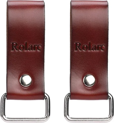Miniatura 8 de Soporte de Cinta Métrica Clip de Cinturón de Cuero Clip para Taladro Soporte para Herramientas de Impacto Multiherramienta de Alta Resistencia