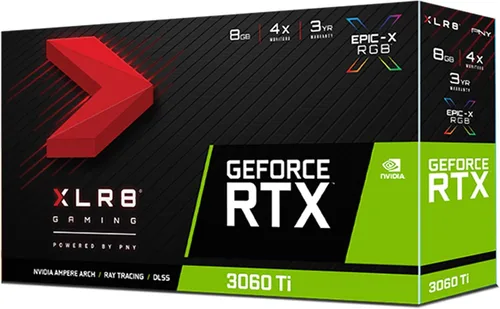 Miniatura 7 de GIGABYTE PNY GeForce RTX 3060 Ti 8GB XLR8 Gaming Revel Epic-X RGB Dual Fan Tarjeta gráfica LHR