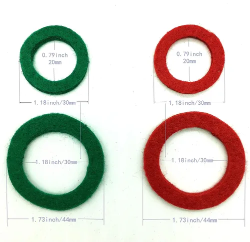 Miniatura 3 de Terminal de batería Arandelas de fibra anticorrosión Protector de terminal de batería (rojo y verde, 12 piezas)