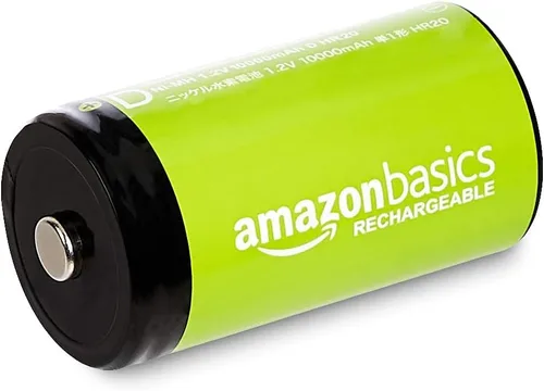 Miniatura 2 de Amazon Basics Baterías recargables de celda D, paquete de 4, NiMH, 10000 mAh, recarga hasta 1000 veces y precargadas
