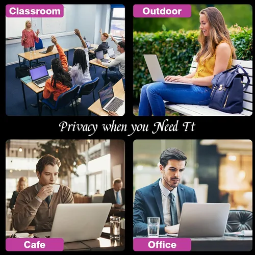 Miniatura 9 de PYS Filtro de Pantalla de Privacidad Magnético para Laptop de 15.6 Pulgadas 16:9 - Protector de Privacidad de Pantalla de Computadora Desmontable