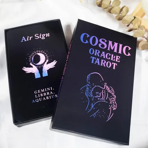 Miniatura 4 de Han Yu Bowen Cartas de Oráculo de Amor, Cartas de Tarot para Principiantes Cartas de Tarot de Llama Gemela, Cartas de Oráculo Mazos con Significados