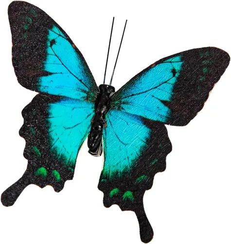 Miniatura 5 de Juego de 12 mariposas decorativas de mariposa para manualidades, arreglos de centros florales para mesa de mariposas, decoraciones de día festivo Un