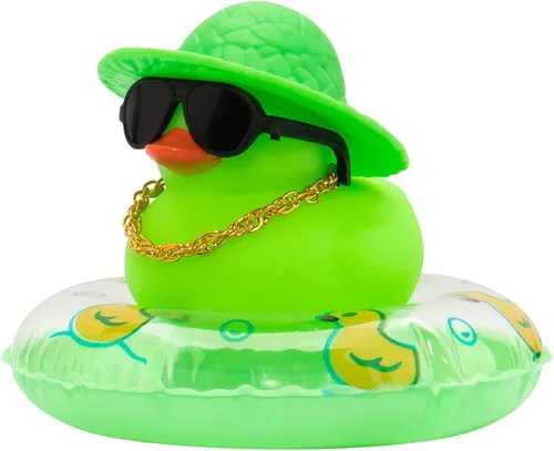 Miniatura 8 de wonuu Accesorios para automóvil, patos de goma, decoraciones de tablero de patos de goma, accesorios rosados, decoración de coche, patos