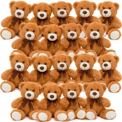 Miniatura 33 de MorisMos 10 Osos de Peluche a Granel para Baby Shower, Osos de Peluche Lindos de 14 Pulgadas Animales de Peluche de Felpa, Pequeños Osos de Peluche