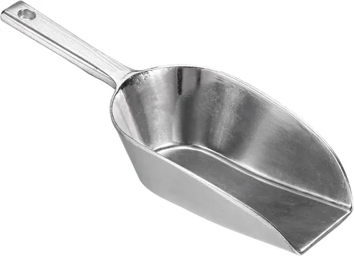 PATIKIL Cucharas de hielo, de aluminio de 5.12 pulgadas, pequeña máquina de hielo para harina, cereales, azúcar, pala para cocina, bar, fiesta, tono