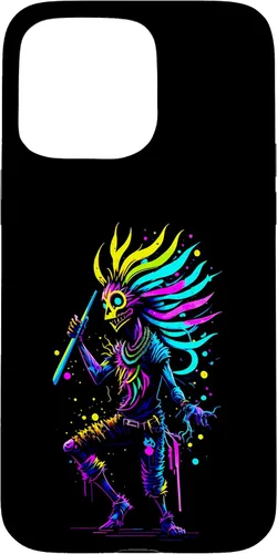 Miniatura 28 de iPhone 16 Dancing Kokopelli Mystical Abstract Illustration Case
