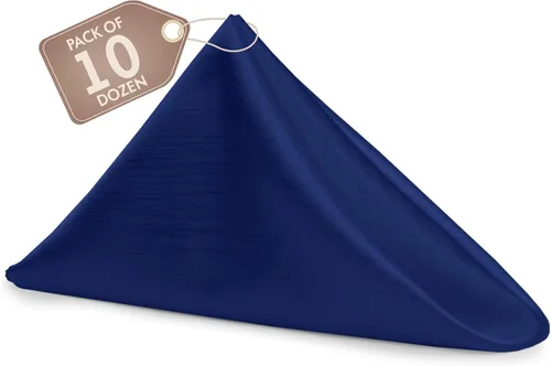 Miniatura 55 de Ultimate Textile -1 docena de servilletas reversibles Shantung Satin - Majestic - Servilletas de tela Majestic de 17 x 17 pulgadas, color marrón