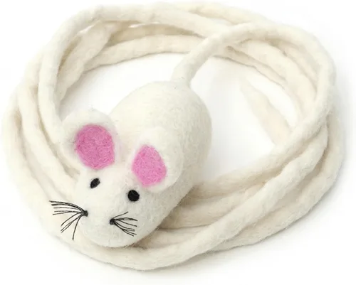 Miniatura 26 de Glaciart One Mini juguete de fieltro para gatos, tamaño de gatito y gato pequeño, juguete de lana natural, juguete interactivo suave y mullido