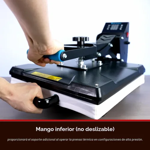 Miniatura 7 de Delclynee Máquina de prensa de calor de alta presión de 15 "x 15" para camisetas, impresora de sublimación digital de calidad industrial para vinilo