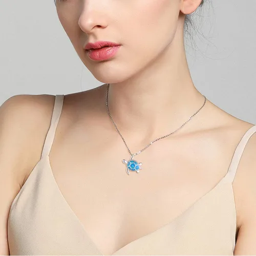 Miniatura 3 de PRAYMOS Collar de plata de ley 925 con colgante de joyería para mujer, relleno de calcetín de cumpleaños para ella