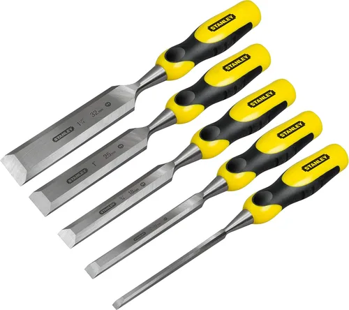 Miniatura 3 de Stanley 516421 Dynagrip - Juego de cincel y tapa de golpeo con acceso (5 piezas), color amarillo
