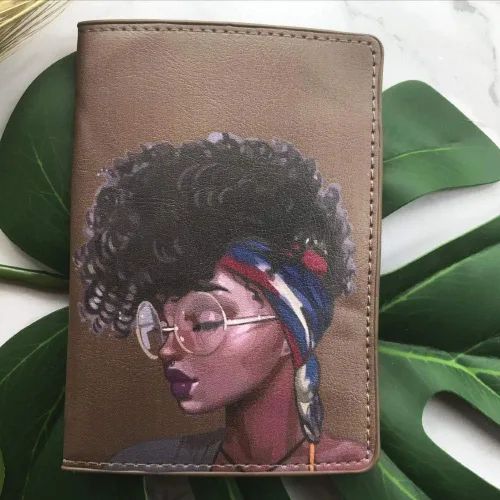 Miniatura 4 de Juego de portaequipajes para mujer afroamericana