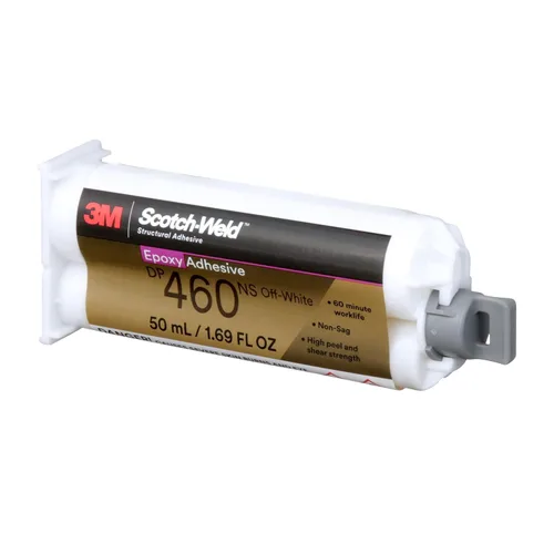 Miniatura 7 de 3M adhesivo epoxi Scotch-Weld DP460, blanco, 1.25 onzas líquidas (paquete de 1)