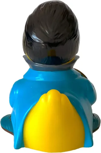 Miniatura 8 de CelebriDucks - Pato de gamuza azul - Patos de goma flotantes - Juguete de baño coleccionable de regalo para niños y adultos de todas las edades