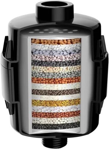 Miniatura 8 de Filtro de ducha de 20 etapas para agua dura, elimina el cloro, metales pesados y otras impurezas, mejora el vello de la piel, se adapta a la mayoría