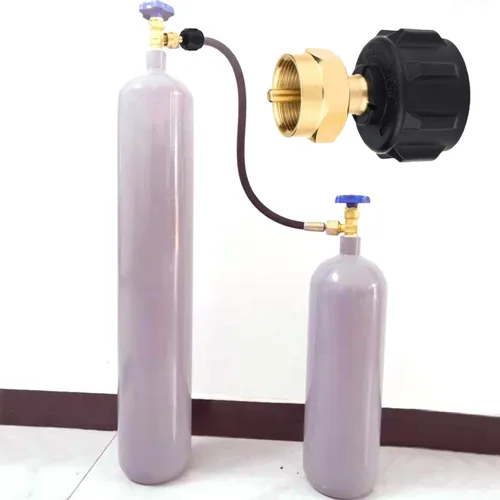 Miniatura 6 de Adaptador de repuesto de propano para tanques de 1 libra, adaptador de propano llena 1 libra de 20 libras, acoplador de tanque de cilindro de gas LP