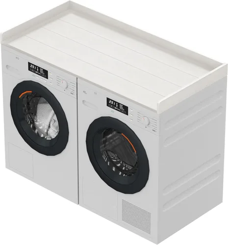 Miniatura 8 de Sundale - Encimera de alta densidad para lavadora y secadora, encimera impermeable sin olor para cuarto de servicio, 27.5 x 54 pulgadas (gris)