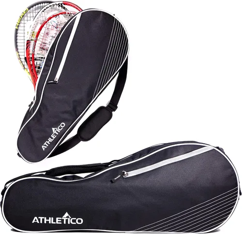 Athletico - Bolsa de tenis y raqueta de raquetbol - Bolsas de tenis para mujeres y hombres para sostener raquetas de tenis, raquetas de raquetbol,