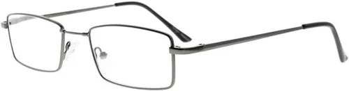 Miniatura 14 de Eyekepper Anteojos de lectura con bisagras de resorte con puente de titanio de memoria flexible para hombres y mujeres (negro, +0.50)