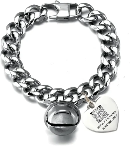 Miniatura 11 de Gargantilla ancha de acero inoxidable para gatos y perros, de oro de 18 quilates, ajustable, a prueba de mordidas, eslabones cubanos de 1/2 pulgada