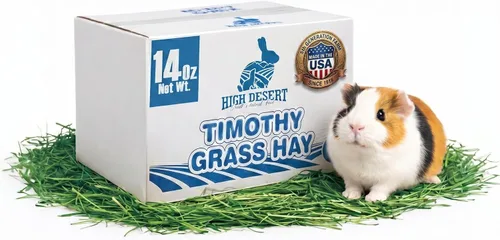 High Desert Heno Timothy de segundo corte para conejos, cobayas, chinchillas y mascotas pequeñas, hojas suaves para la alimentación diaria y la