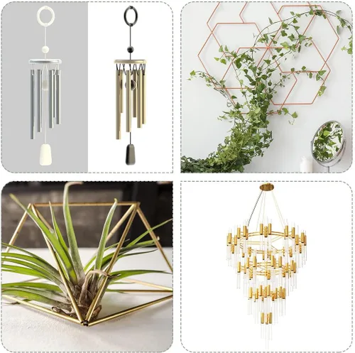 Miniatura 5 de uxcell Tubo de Cobre, 2mm 3mm 4mm 5mm 6mm 7mm DE x 0.2mm de espesor de pared 200mm de longitud Tubo metálico, paquete de 6