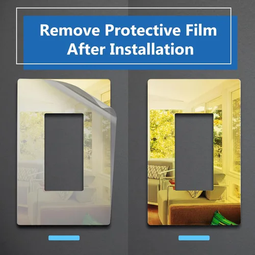 Miniatura 4 de LIDER Placa de pared decorativa, resistente a los impactos, acrílico espejado, plexiglás, acabado reflectante, actualización moderna, cubierta