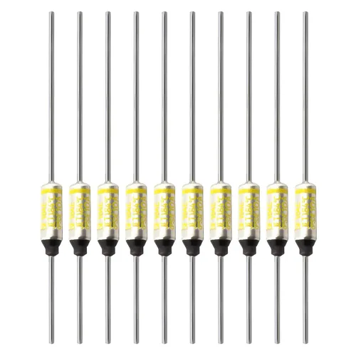 Miniatura 15 de SF119E-121 grados de metal de corte térmico fusible térmico 10A 250 V para transformador de motor eléctrico industrial electrodoméstico 10 unids