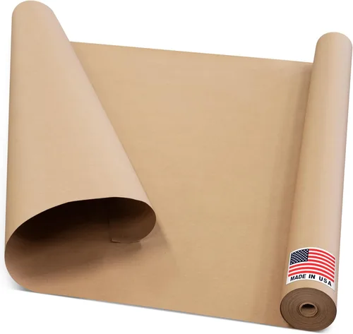 Miniatura 11 de Papel de protección para suelos de 18 pulgadas x 166 pies, rollo de papel de colofonia marrón fabricado en Estados Unidos, papel de construcción