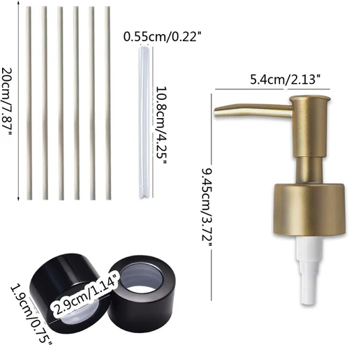 Miniatura 2 de Molde de silicona para botella, dispensador de jabón, dispensador de jabón, molde de resina epoxi hecho a mano para decoración del hogar Plata