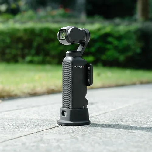 Miniatura 7 de PCTC Soporte de escritorio antideslizante de silicona para DJI Osmo Pocket 3, ligero y compacto, OSMO Pocket 3 Accesorios (negro silicona)