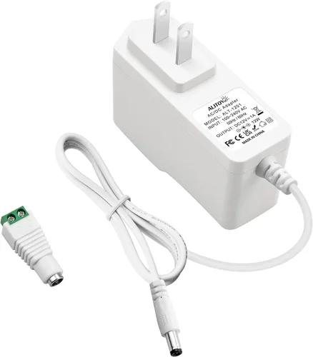 Miniatura 13 de ALITOVE Fuente de alimentación DC 12V 1A 12W Adaptador de CA 100~240V 50-60hz a 12 voltios 1Amp 0.5A Transformador DC 12V Cable de alimentación 5.5