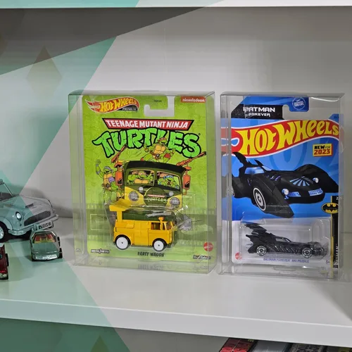 Miniatura 2 de MALKO Estuche Protector de Exhibición Hot Wheels para Coches Diecast de Tarjetas Premium - Paquete de 10 Requiere Ensamblaje