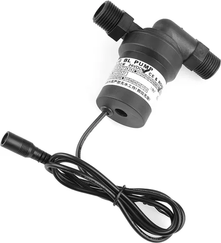 Miniatura 9 de Bomba sumergible sin escobillas sin escobillas solar de alta temperatura de 24V DC Fuga de bombeo de circulación 1/2 pulgada para calentador de agua
