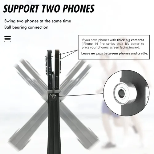 Miniatura 4 de Columpio para teléfono, balancín de teléfono, compatible con Pokemon Go Walker, accesorios para podómetro de teléfono celular