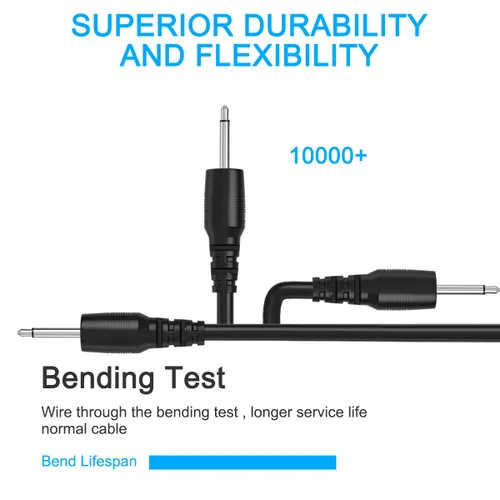 Miniatura 4 de SIOCEN Cable de carga CC de 0.098 in, cable de carga USB de 0.098 in, adaptador de corriente de repuesto original rápido y duradero, cable de carga