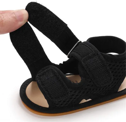 Miniatura 7 de E-FAK Baby Boys Girls Summer Sandals Outdoor Beach Anti-Slip Rubber Soft Sole Newborn Toddler First Walker Shoes 0-18 Months