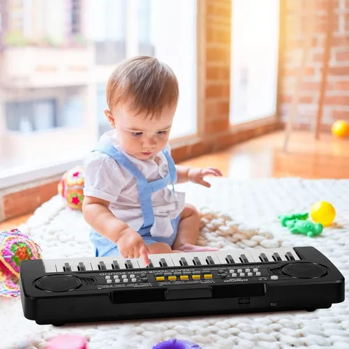 Miniatura 6 de Raimy Piano de teclado de 37 teclas para niños, aprendizaje temprano, educativo, portátil, instrumento musical electrónico, juguetes de regalo