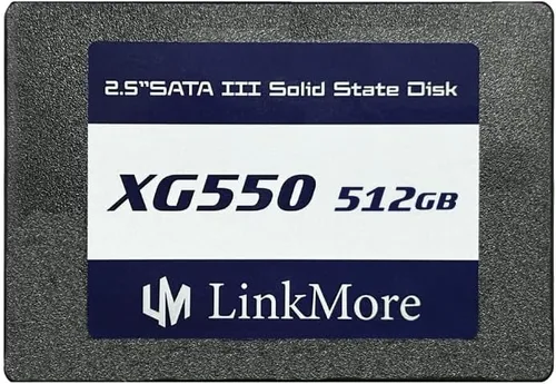 Miniatura 8 de LinkMore XG550 256GB 2.5" SATA III (6Gb/s) SSD interno, unidad de estado sólido, velocidad de lectura de hasta 540MB/s, 2.5 pulgadas para portátiles
