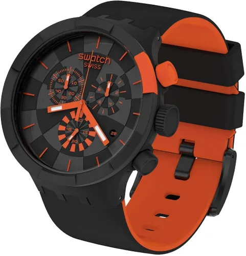 Miniatura 7 de Swatch Correa de silicona de cuarzo, reloj casual 20