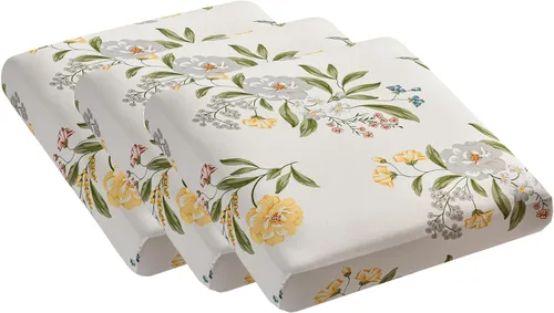 Miniatura 27 de CRFATOP Fundas elásticas de cojín de repuesto para sofá, fundas de asiento de sofá impresas, lavable, extraíble, protector de muebles individual