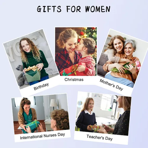 Miniatura 7 de Bolsa de mano con iniciales, bolsas de mano reutilizables grandes personalizadas con asas, bolsa de enfermeras, regalos de cumpleaños para mujeres